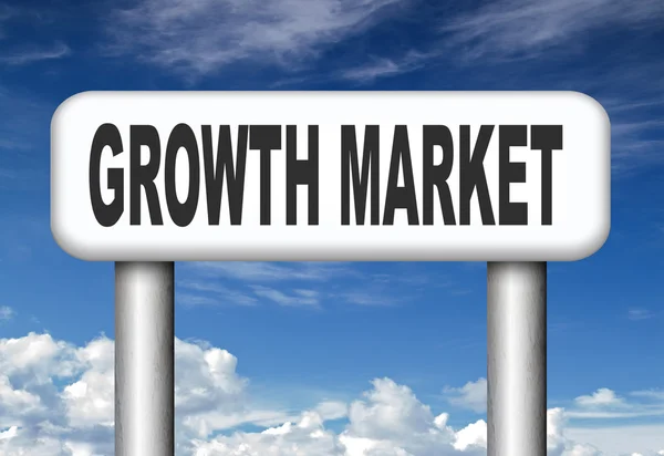 Growth market — Stock Photo, Image