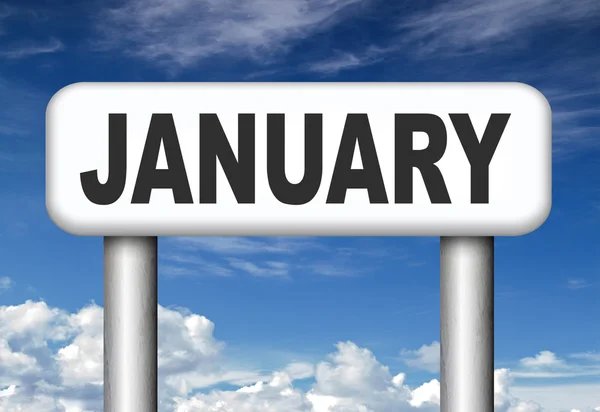 January first month of next year — Stock Photo, Image