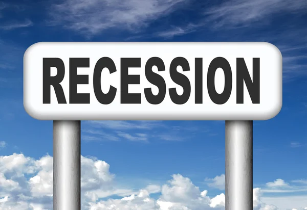 Bank crisis recession — Stock Photo, Image