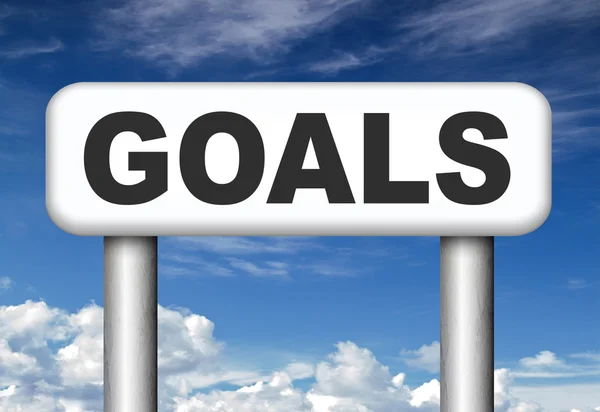 Set goals — Stock Photo, Image