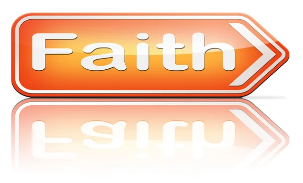 Віра і довіра — стокове фото