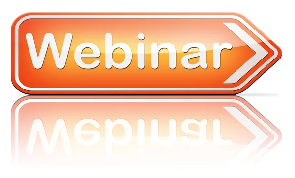 Webinar online conference — Stock Photo, Image