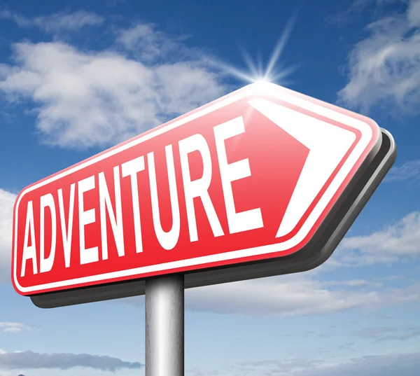 Adventure sign — Stock Photo, Image