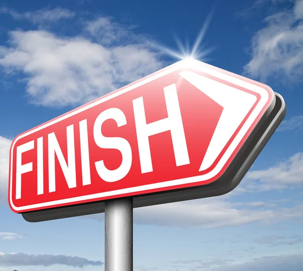 Finish line — Stock Photo, Image