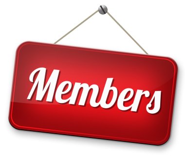 Members only clipart