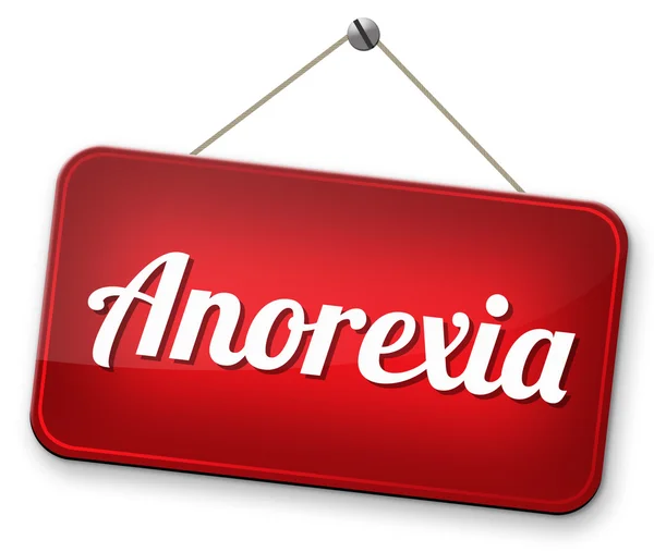 Segno di anoressia — Foto Stock