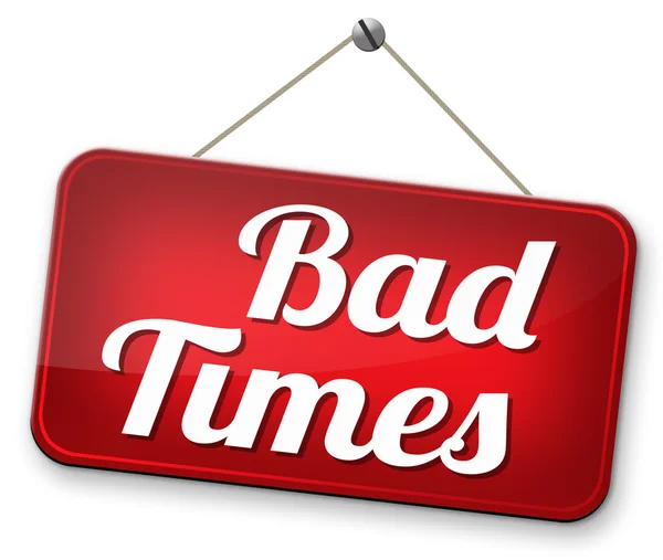 Bad times — Stock Photo, Image