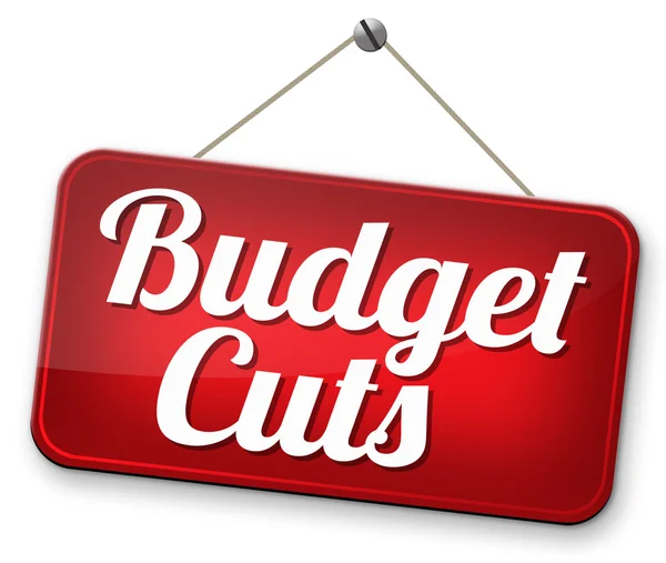 Budget cuts — Stock Photo, Image