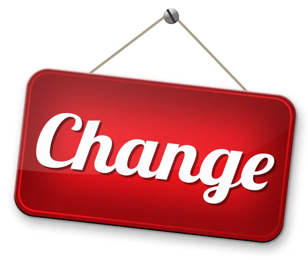 Change ahead — Stock Photo, Image