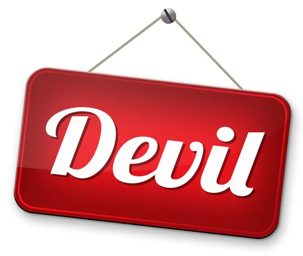 Tentación del diablo — Foto de Stock