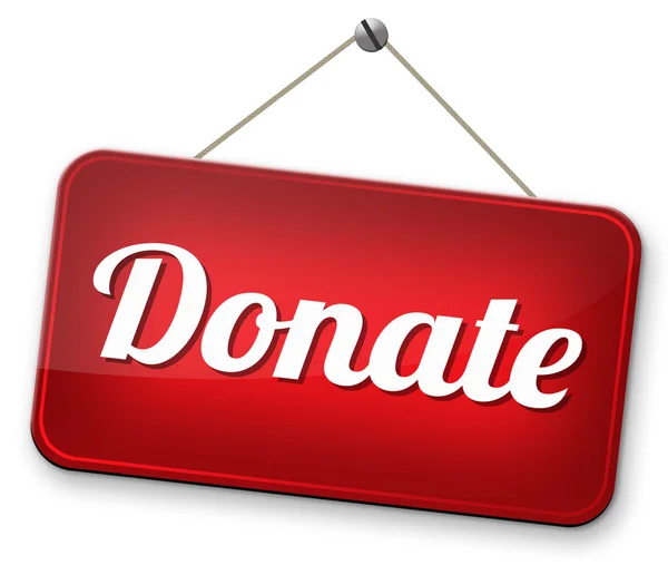 Donate charity — Stock Photo, Image