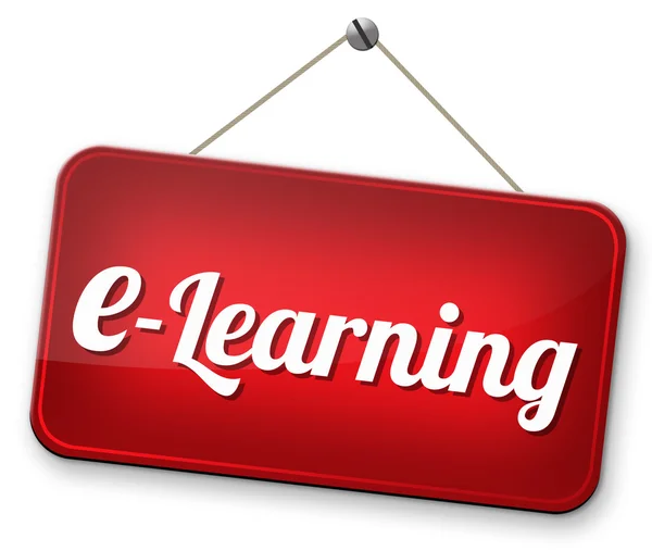 E-learning online — Stock Photo, Image
