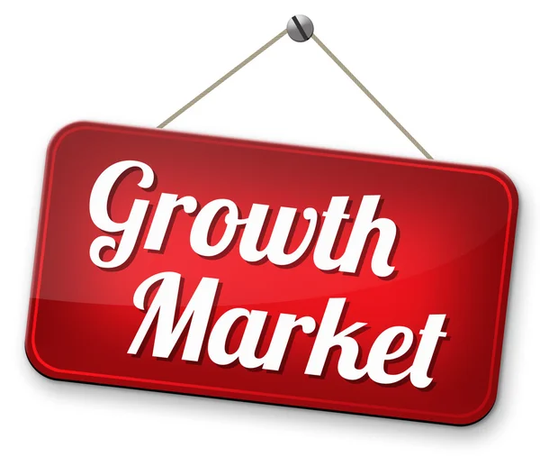 Growth market — Stock Photo, Image