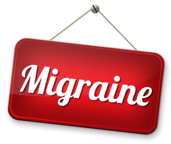 Akut migren — Stok fotoğraf