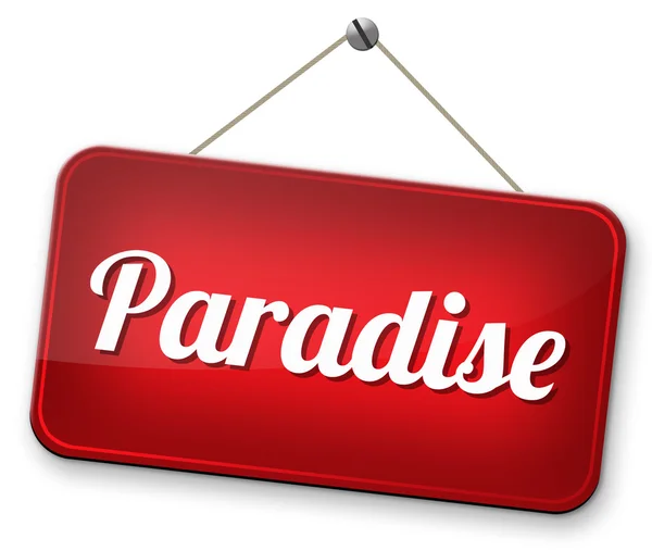Paradise sign — Stock Photo, Image