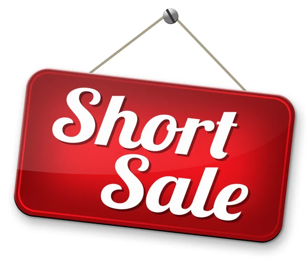 Krátký prodej — Stock fotografie