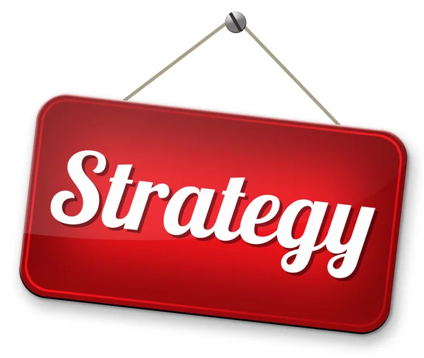 Bedrijfsstrategie — Stockfoto