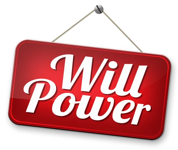 Will power — Stock Photo, Image