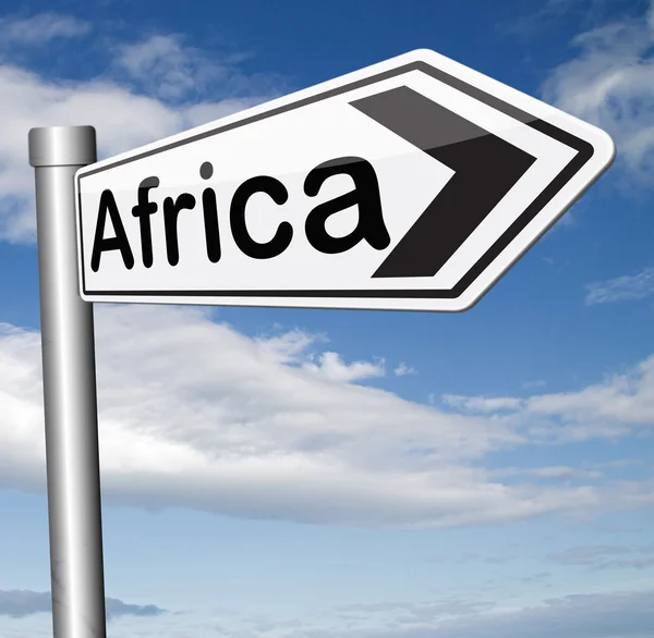 Afrika znamení — Stock fotografie