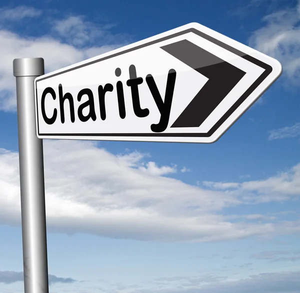 Charity donation — Stock Photo, Image