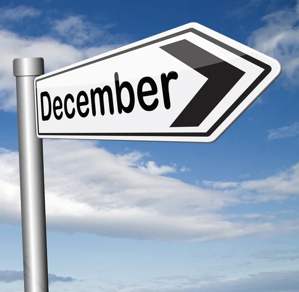 December laatste maand van het jaar — Stockfoto