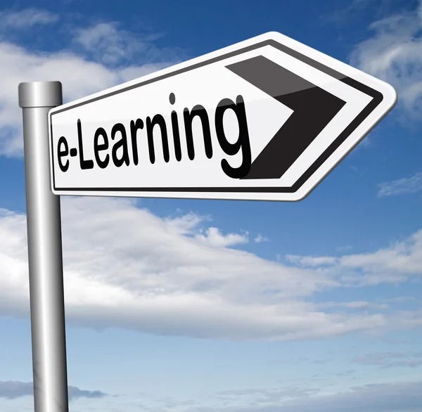 E-learning online — Stock Photo, Image