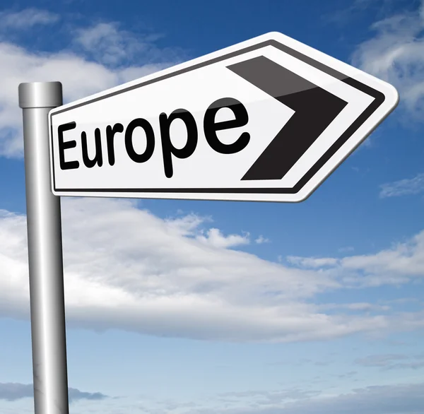 Europe sign — Stock Photo, Image