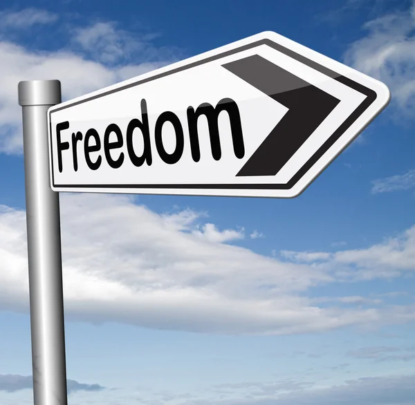 Freedom sign — Stock Photo, Image