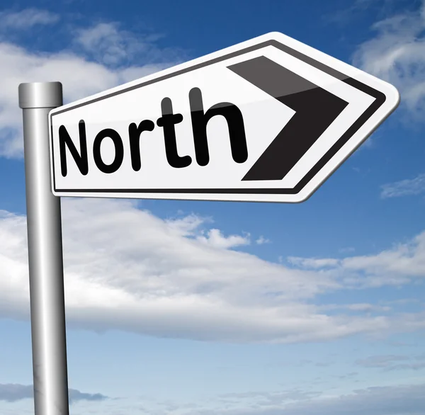 North sign — Stock Photo, Image