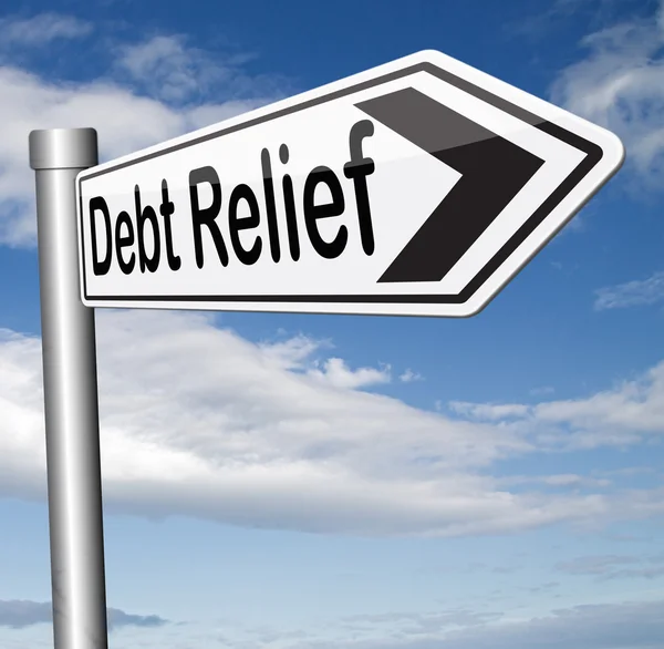 Debt relief — Stock Photo, Image