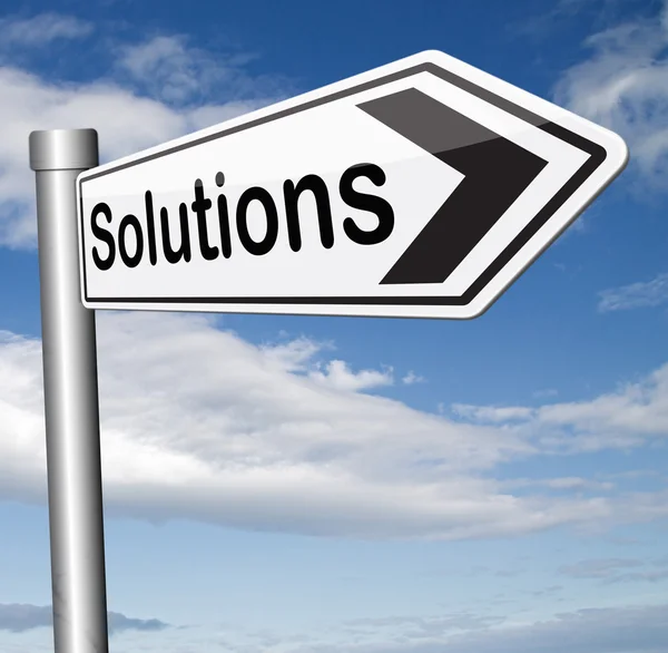 Solutions to solve problems — Stock Photo, Image