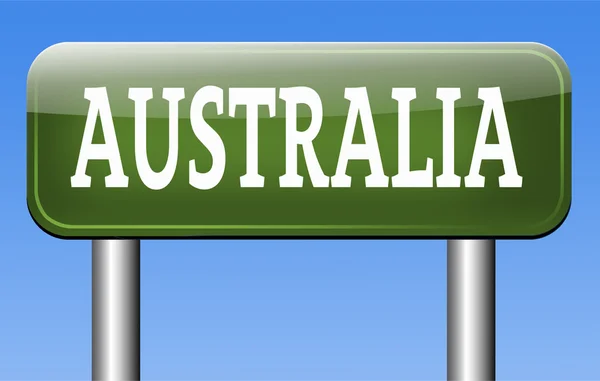 Australië teken — Stockfoto