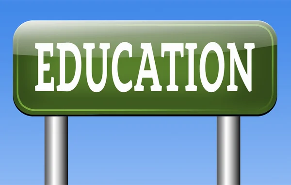 Education sign — Stock Photo, Image