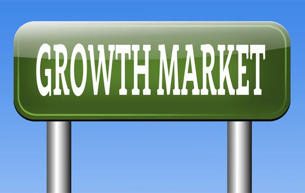 Growth market — Stock Photo, Image