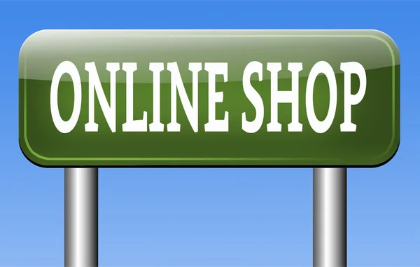 Online winkel — Stockfoto