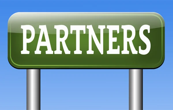 Partner commerciali — Foto Stock