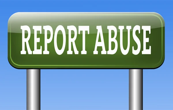 Report abuse sign. — Stock Photo, Image