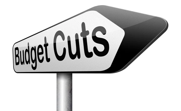 Budget cuts — Stock Photo, Image
