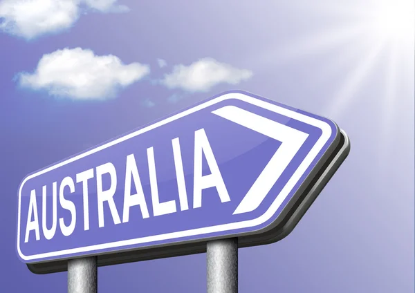 Avustralya işareti — Stok fotoğraf