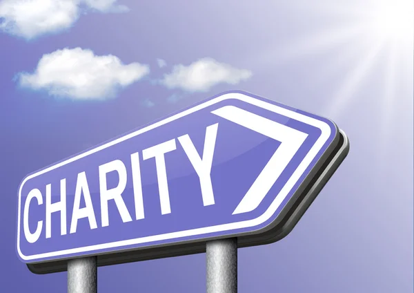 Charity donation — Stock Photo, Image