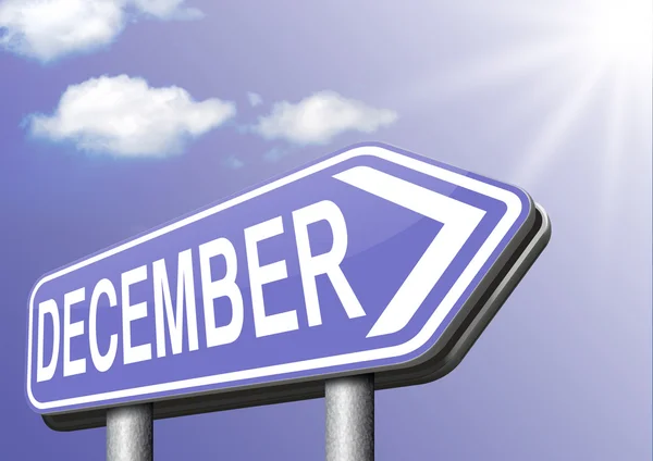 December last month of year — Stock Photo, Image