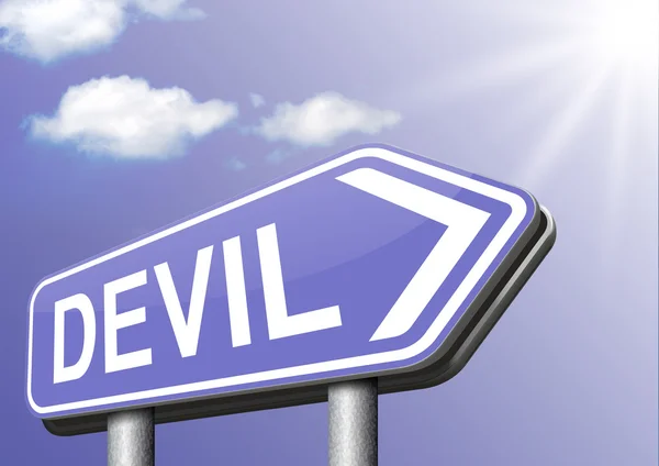 Devil temptation — Stock Photo, Image