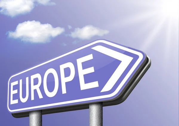 Europe sign — Stock Photo, Image