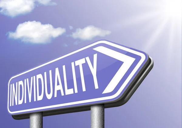 Individuality sign — Stock Photo, Image