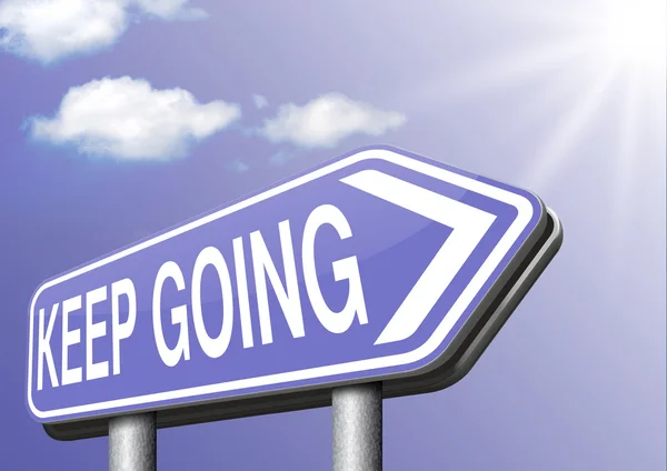 Keep going — Stock Photo, Image