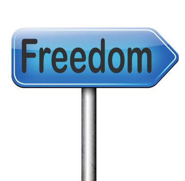 Özgürlük kısıtlama olmadan huzurlu yaşam