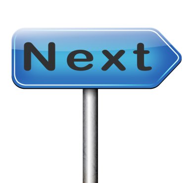 Sonraki adımları işareti