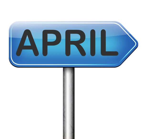 April teken — Stockfoto