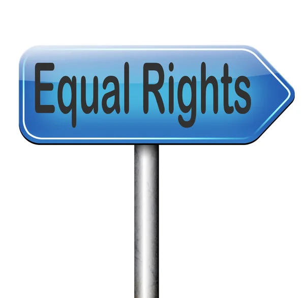 Equal rights — Stock Photo, Image