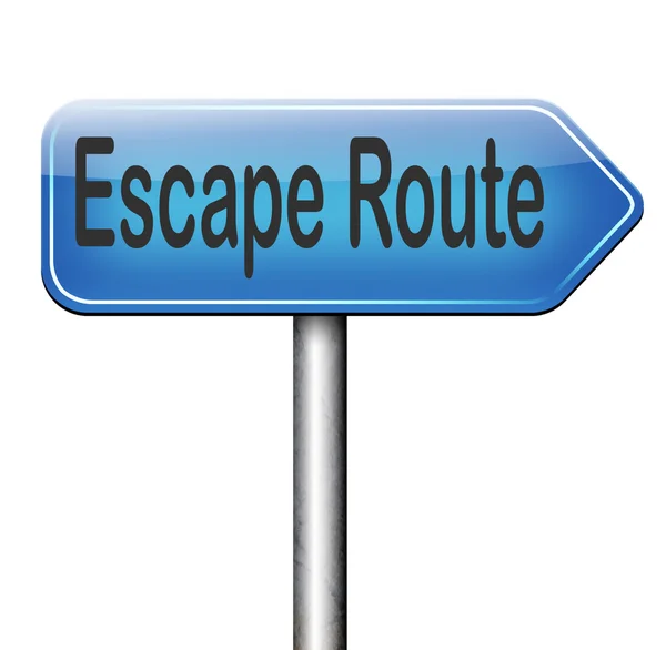 Escape route to safety — Stock Photo, Image